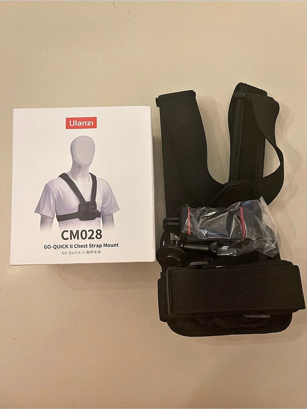 ULANZI CM028 Adjustable Chest Mount Harness for Action Camera Phone